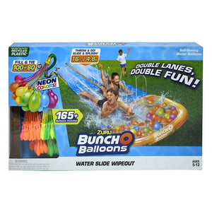 Bunch O Balloons Double Lane Water Slide Wipeout