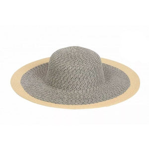 Bartleby Ladies Contrasting Edge Straw Hat