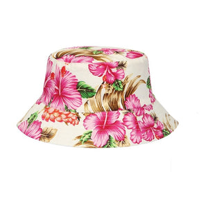 Bartleby Adult Hibiscus Print Bucket Hat