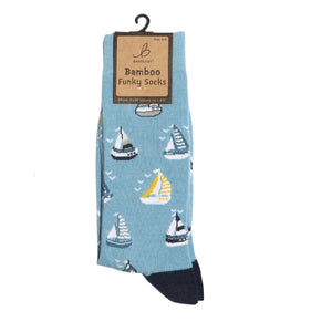 Bartleby Funky Bamboo Socks - Yachts Design