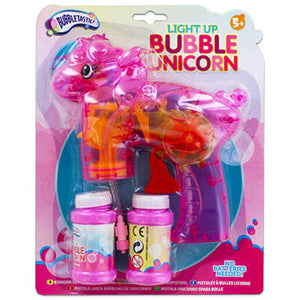 Bubbletastic Unicorn Light Up Bubble Gun