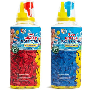500 Water Balloons Set With Built In Pump
