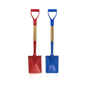 29" Large Metal Spade With Wooden Shaft Assorted Colours
