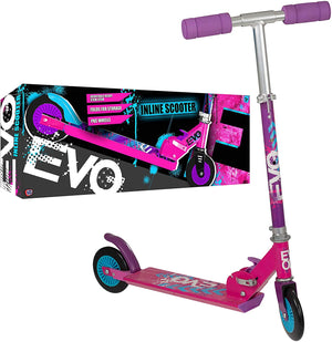 EVO Pink Folding Inline Scooter