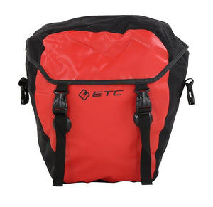 ETC Unisex Bag Waterproof Pannier Red
