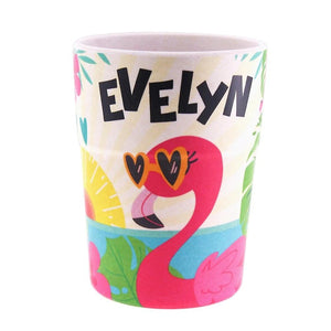 Bamboo Crew Beaker - Evelyn Flamingo