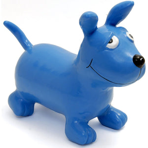 Happy Hopperz Blue Cartoon Dog Bouncer
