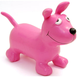Happy Hopperz Pink Cartoon Dog Bouncer