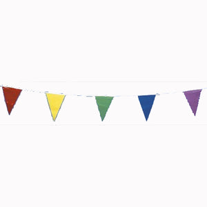 10 Metre Five Coloured Bunting 20 Flags