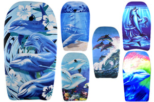 Nalu 33" Eps Dolphin Bodyboards - Pack of 6 Assorted Dolphin Designs