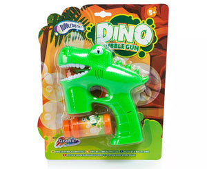 Dinosaur Bubble Gun With Bubble Solution