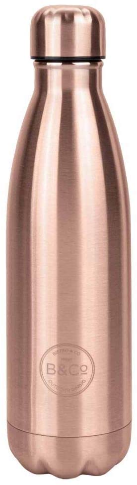 B&Co Hamelin 500ml Thermal Bottle Flask Rose Gold