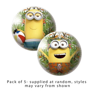 Despicable Me 2  Ball Pack Of 5 (Deflated)