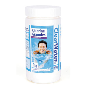 Clearwater 1kg Chlorine Granules for Swimming Pool